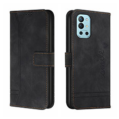 Coque Portefeuille Livre Cuir Etui Clapet H01X pour OnePlus 9R 5G Noir