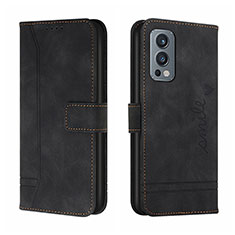 Coque Portefeuille Livre Cuir Etui Clapet H01X pour OnePlus Nord 2 5G Noir