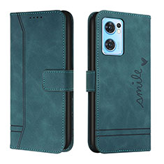 Coque Portefeuille Livre Cuir Etui Clapet H01X pour OnePlus Nord CE 2 5G Vert