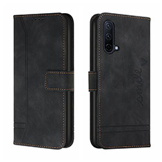 Coque Portefeuille Livre Cuir Etui Clapet H01X pour OnePlus Nord CE 5G Noir