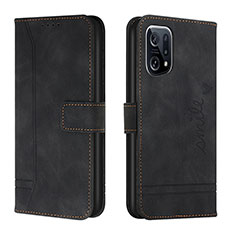 Coque Portefeuille Livre Cuir Etui Clapet H01X pour Oppo Find X5 Pro 5G Noir