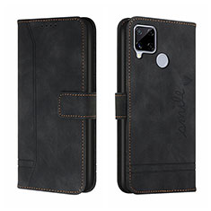 Coque Portefeuille Livre Cuir Etui Clapet H01X pour Realme 7i RMX2193 Noir