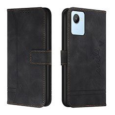 Coque Portefeuille Livre Cuir Etui Clapet H01X pour Realme C30s Noir