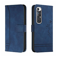 Coque Portefeuille Livre Cuir Etui Clapet H01X pour Xiaomi Mi 10S 5G Bleu