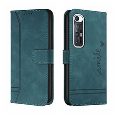 Coque Portefeuille Livre Cuir Etui Clapet H01X pour Xiaomi Mi 10S 5G Vert