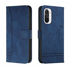 Coque Portefeuille Livre Cuir Etui Clapet H01X pour Xiaomi Mi 11i 5G Bleu