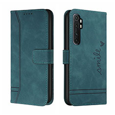 Coque Portefeuille Livre Cuir Etui Clapet H01X pour Xiaomi Mi Note 10 Lite Vert