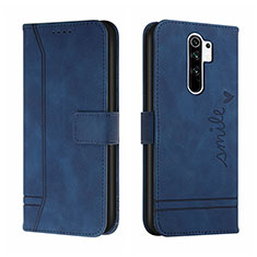 Coque Portefeuille Livre Cuir Etui Clapet H01X pour Xiaomi Poco M2 Bleu