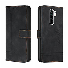 Coque Portefeuille Livre Cuir Etui Clapet H01X pour Xiaomi Poco M2 Noir