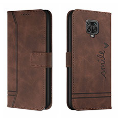 Coque Portefeuille Livre Cuir Etui Clapet H01X pour Xiaomi Poco M2 Pro Marron