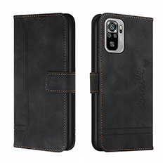 Coque Portefeuille Livre Cuir Etui Clapet H01X pour Xiaomi Poco M5S Noir