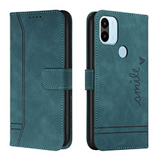 Coque Portefeuille Livre Cuir Etui Clapet H01X pour Xiaomi Redmi A1 Plus Vert