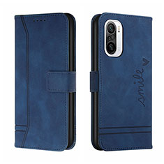 Coque Portefeuille Livre Cuir Etui Clapet H01X pour Xiaomi Redmi K40 5G Bleu