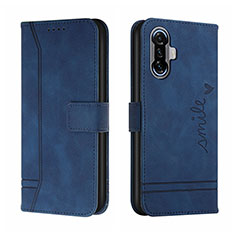 Coque Portefeuille Livre Cuir Etui Clapet H01X pour Xiaomi Redmi K40 Gaming 5G Bleu