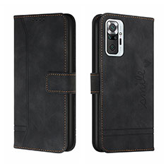 Coque Portefeuille Livre Cuir Etui Clapet H01X pour Xiaomi Redmi Note 10 Pro Max Noir