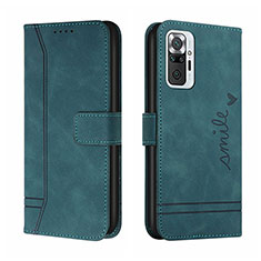 Coque Portefeuille Livre Cuir Etui Clapet H01X pour Xiaomi Redmi Note 10 Pro Max Vert