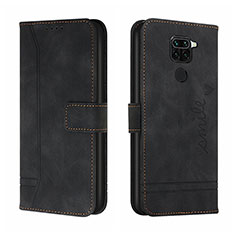 Coque Portefeuille Livre Cuir Etui Clapet H01X pour Xiaomi Redmi Note 9 Noir