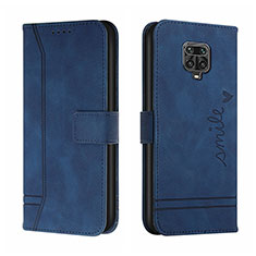 Coque Portefeuille Livre Cuir Etui Clapet H01X pour Xiaomi Redmi Note 9 Pro Max Bleu