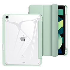 Coque Portefeuille Livre Cuir Etui Clapet H02 pour Apple iPad Air 5 10.9 (2022) Pastel Vert