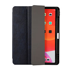 Coque Portefeuille Livre Cuir Etui Clapet H02 pour Apple iPad Pro 12.9 (2021) Bleu