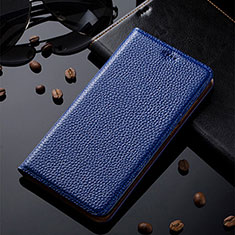 Coque Portefeuille Livre Cuir Etui Clapet H02P pour Apple iPhone 11 Bleu