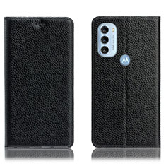 Coque Portefeuille Livre Cuir Etui Clapet H02P pour Motorola Moto G71 5G Noir