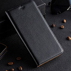 Coque Portefeuille Livre Cuir Etui Clapet H02P pour Oppo A11s Noir