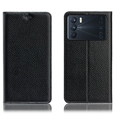 Coque Portefeuille Livre Cuir Etui Clapet H02P pour Oppo K9 Pro 5G Noir