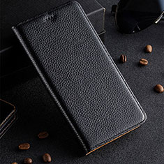 Coque Portefeuille Livre Cuir Etui Clapet H02P pour Xiaomi Poco F3 5G Noir