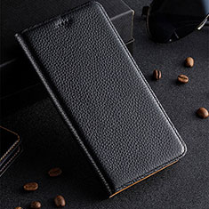 Coque Portefeuille Livre Cuir Etui Clapet H02P pour Xiaomi Redmi 11 Prime 5G Noir