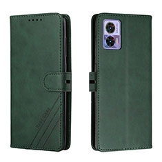 Coque Portefeuille Livre Cuir Etui Clapet H02X pour Motorola Moto Edge 30 Lite 5G Vert