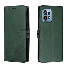 Coque Portefeuille Livre Cuir Etui Clapet H02X pour Motorola Moto Edge 40 Pro 5G Vert