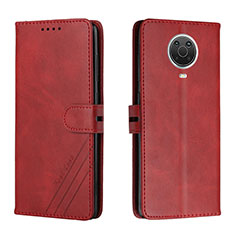 Coque Portefeuille Livre Cuir Etui Clapet H02X pour Nokia G10 Rouge