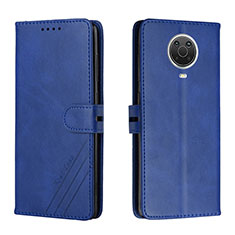 Coque Portefeuille Livre Cuir Etui Clapet H02X pour Nokia G20 Bleu