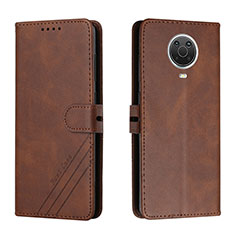 Coque Portefeuille Livre Cuir Etui Clapet H02X pour Nokia G30 Marron