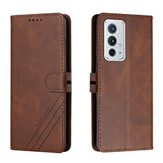 Coque Portefeuille Livre Cuir Etui Clapet H02X pour OnePlus 9RT 5G Marron