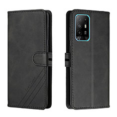 Coque Portefeuille Livre Cuir Etui Clapet H02X pour Oppo A94 5G Noir