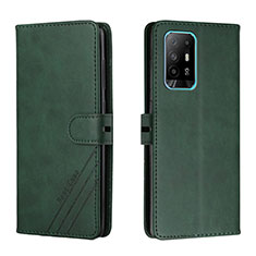 Coque Portefeuille Livre Cuir Etui Clapet H02X pour Oppo A94 5G Vert