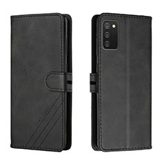 Coque Portefeuille Livre Cuir Etui Clapet H02X pour Samsung Galaxy A02s Noir