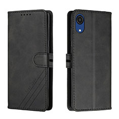 Coque Portefeuille Livre Cuir Etui Clapet H02X pour Samsung Galaxy A03 Core Noir