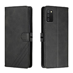 Coque Portefeuille Livre Cuir Etui Clapet H02X pour Samsung Galaxy A03s Noir