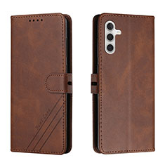 Coque Portefeuille Livre Cuir Etui Clapet H02X pour Samsung Galaxy A04s Marron