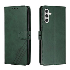 Coque Portefeuille Livre Cuir Etui Clapet H02X pour Samsung Galaxy A04s Vert