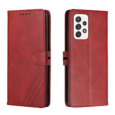 Coque Portefeuille Livre Cuir Etui Clapet H02X pour Samsung Galaxy A33 5G Rouge