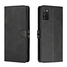 Coque Portefeuille Livre Cuir Etui Clapet H02X pour Samsung Galaxy F02S SM-E025F Noir