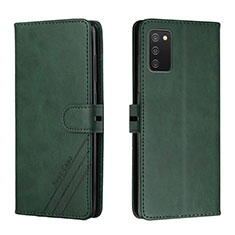 Coque Portefeuille Livre Cuir Etui Clapet H02X pour Samsung Galaxy M02s Vert