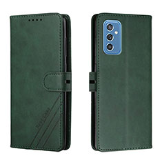 Coque Portefeuille Livre Cuir Etui Clapet H02X pour Samsung Galaxy M52 5G Vert