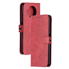 Coque Portefeuille Livre Cuir Etui Clapet H02X pour Xiaomi Mi 10T Lite 5G Rouge