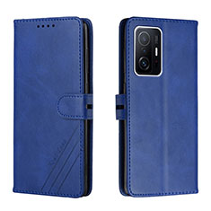 Coque Portefeuille Livre Cuir Etui Clapet H02X pour Xiaomi Mi 11T Pro 5G Bleu