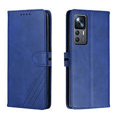 Coque Portefeuille Livre Cuir Etui Clapet H02X pour Xiaomi Mi 12T 5G Bleu